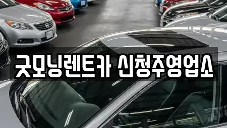 충청북도 청주시 흥덕구 신전동 렌트카 전문 굿모닝렌트카 신청주영업소
